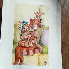 Mi proyecto del curso: Creación de personajes animales en acuarela para libros infantiles. Un proyecto de Ilustración tradicional, Bellas Artes, Pintura, Dibujo, Pintura a la acuarela, Ilustración infantil y Narrativa de marcelo.andrade.r - 12.07.2024