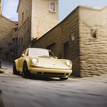 Porsche 911 Singer Lighting Practice. Un projet de 3D, Éclairage photographique, Production audiovisuelle, Photographie , et Direction artistique de Alejandro Zinner - 01.02.2024
