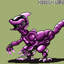 Mechanic Raptor Pixel Art Animation. Programming, Character Animation, and 2D Animation project by Daniel --- - 10.21.2023