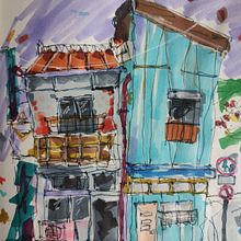 My project for course: Expressive Architectural Sketching with Colored Markers. Sketching, Drawing, Architectural Illustration, Sketchbook & Ink Illustration project by Fernando Rodríguez - 07.12.2024