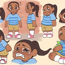 Mi proyecto del curso: Ilustración y diseño de personajes para cuentos infantiles. Projekt z dziedziny Trad, c, jna ilustracja, Projektowanie postaci, Ilustracje dla dzieci i Narracja użytkownika kiimisantiago - 13.07.2024