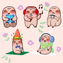 My project for course: Kawaii Illustration: Create Charming Characters . Ilustrasi tradisional, Desain Karakter, Dan Manga proyek oleh Sunny - 07.13.2024
