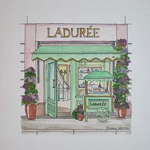 Il mio progetto del corso: Illustrazione urbana ad acquerello: dipingi la tua città. Painting, Drawing, Watercolor Painting, and Architectural Illustration project by Azzurra Corrao - 07.13.2024
