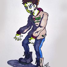 Il mio progetto del corso: Introduzione alla creazione di personaggi stile cartoon . Ilustrasi tradisional, Desain Karakter, Dan Menggambar proyek oleh kahl - 07.13.2024