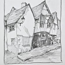 My project for course: Artistic Perspective: Interior Spaces from Your Point of View . Traditional illustration, Architecture, Drawing, and Architectural Illustration project by ancapatron - 07.13.2024