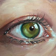 Meu projeto do curso: Pintura de olhos a óleo: a alma do retrato. Un progetto di Pittura e Pittura ad olio di Débora Veigant - 14.07.2024