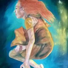 My project for course: Experimental Portraiture: Fusing Oil, Acrylic, and Spray Paint. Un projet de Beaux Arts, Peinture, Peinture acr, lique , et Peinture à l'huile de bejuleo1 - 14.07.2024