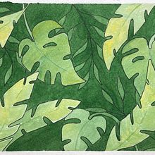 My project for course: Negative Watercolor Painting for Botanical Illustration. Un progetto di Illustrazione tradizionale, Pittura ad acquerello e Illustrazione botanica di Ira - 14.07.2024