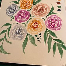 My project for course: Creation of Color Palettes with Watercolor. Painting, Watercolor Painting, and Color Theor project by Caroline Grootenboer - 07.14.2024