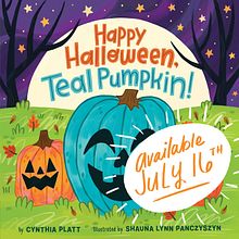 Happy Halloween, Teal Pumpkin!. Een project van Kinderillustratie van Shauna Lynn Panczyszyn - 04.01.2024
