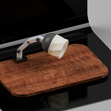 Mi proyecto del curso: Lampara ajustable para escritorio. 3D, Industrial Design, Product Design, 3D Modeling, and 3D Design project by Christian Saucedo - 07.11.2024