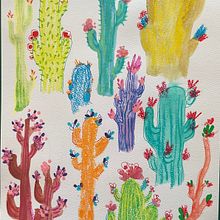 Mi proyecto del curso: Técnicas de ilustración para desbloquear tu creatividad. Un progetto di Design, Illustrazione tradizionale, Belle arti, Pittura, Creatività, Creatività con i bambini e Sketchbook di Araceli Galvani - 15.07.2024