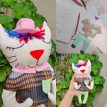Criação de bonecos de pano para iniciantes: Um autorretrato. Character Design, Arts, Crafts, To, and Design project by Laufey Vallotto - 02.03.2023