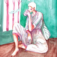 Mi proyecto del curso: Dibujo expresivo de la figura humana: explora formas y colores. Fine Arts, Pencil Drawing, Drawing, Portrait Drawing, Realistic Drawing, Figure Drawing, and Gouache Painting project by Eva Uviedo - 07.16.2024