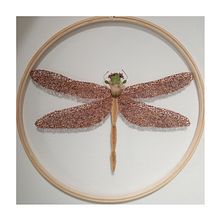 My project for course: Tulle Embroidery with Natural Flowers and Plants. Embroider, DIY, Floral, Plant Design, and Textile Design project by Florar Tisane - 07.07.2024