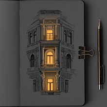 Glowing Sketch. Un proyecto de Artesanía, Bellas Artes, Bocetado, Dibujo, Ilustración digital, Concept Art y Pintura digital de Nikita Busyak - 16.07.2024