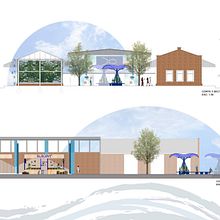Mercado de Sabores. Design, 3D, Furniture Design, Making, Interior Design, and Lighting Design project by paunoguera14 - 07.16.2024