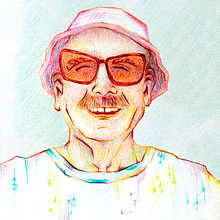 Chavorruco con lápices de colores. Un proyecto de Dibujo, Dibujo de Retrato, Sketchbook y Dibujo con lápices de colores de Elisa Ramón - 08.07.2024