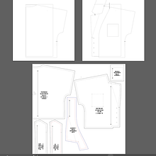 Mi proyecto del curso: Patronaje con Adobe Illustrator. Pattern Design, Fashion Design, Patternmaking, and Dressmaking project by claudiamoda19209 - 07.08.2024