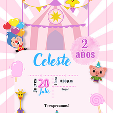 Invitación de cumpleaños. Design, Ilustração tradicional, Publicidade, e Eventos projeto de Angie Diaz - 17.07.2024