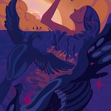 Mi proyecto del curso: Pintura atmosférica con Procreate: del concepto al color. Un progetto di Illustrazione digitale, Disegno digitale e Illustrazione editoriale di andrescoyote54 - 11.07.2024