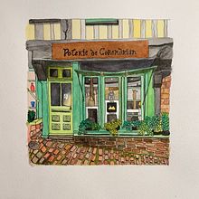 Mi proyecto del curso: Ilustración urbana en acuarela: retrata tu ciudad. Painting, Drawing, Watercolor Painting, and Architectural Illustration project by Mayte Del Barrio Velayos - 07.18.2024