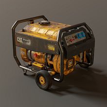 Portable Generator - AAA Videogame Prop. 3D, 3D Modeling, Video Games, and Game Design project by José Barreiro - 07.19.2024