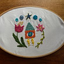 My project for course: Contemporary Embroidery With Traditional Mexican Needlework. Arts, Crafts, Embroider, Fiber Arts, and Textile Design project by Sylvia Ramos - 07.19.2024