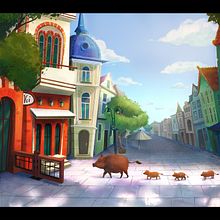 My project for course: Cinematic Digital Illustration with Photoshop. Traditional illustration, Digital Illustration, and Concept Art project by Milena Kolesniak - 07.20.2024