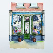 Mon projet du cours : Illustration urbaine à l'aquarelle : peignez votre ville. Painting, Drawing, Watercolor Painting, and Architectural Illustration project by Catherine Zabus-Baudart - 07.20.2024