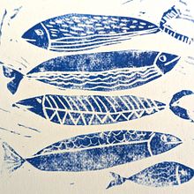 Mein Abschlussprojekt für den Kurs: Einführung in den Stempeldruck. Traditional illustration, Arts, Crafts, Pattern Design, Printing, Engraving, and Textile Printing project by Anja Rz. - 07.20.2024