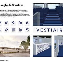 Rénovation du stade de rugby de Soustons . % ysaintlary tarafından hazırlanan Grafik Tasarım projesi - 07.20.2024