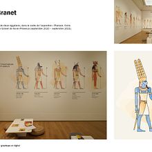 Musée Granet - Pharaon, Osiris et la Momie. Een project van Vectorillustratie van ysaintlary - 20.07.2024
