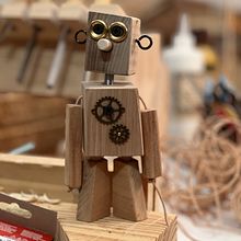 My project for course: Playful Woodworking: Create Wooden Art Toys. Character Design, Sculpture, To, Design, Art To, s, and Woodworking project by Adriana Hollenbeck - 07.21.2024