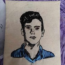 Mi proyecto del curso: Creación de retratos bordados. Embroider, and Textile Design project by Yhasmin Contreras Velasquez - 07.21.2024
