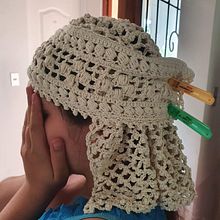 Turbante Tejido a Crochet. Un proyecto de Crochet y Artesanía de Helen Salazar - 04.04.2021