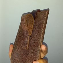 Pochette pour cellulaire sur ceinture ou vélo. Projekt z dziedziny Craft i Projektowanie dodatków użytkownika abbygaelle_jb - 17.07.2024