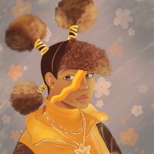 My project for course: Powerful Female Characters: Illustrating Confidence and Diversity. Un projet de Illustration traditionnelle, Peinture, Illustration numérique, Dessin numérique , et Peinture numérique de Shirley Roberto - 22.07.2024