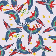 Baile da Arara. Un progetto di Pattern design, Illustrazione tradizionale e Illustrazione digitale di Diogo Viana - 22.07.2024