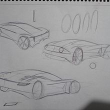 Mi proyecto del curso: Diseño de automóviles: el boceto. Design, Industrial Design, Product Design, and Sketching project by Carlos Flores Sánchez - 06.08.2024