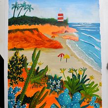 Mi proyecto del curso: Pintura acrílica paso a paso: crea paisajes increíbles. Painting, Acr, and lic Painting project by Maggie Mesa - 07.22.2024