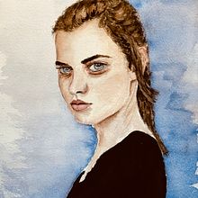 Mi proyecto del curso: Retrato en acuarela a partir de una fotografía. Traditional illustration, Watercolor Painting, and Portrait Drawing project by Toribio Alonso Portal - 07.22.2024