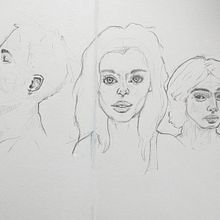 My project for course: Portrait Sketchbooking: Explore the Human Face Ein Projekt aus dem Bereich Skizzenentwurf, Zeichnung, Porträtzeichnung, Artistische Zeichnung und Sketchbook von matt_nicholas - 24.07.2024