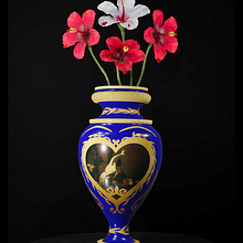 Diseño de Jarrón en blender. Un proyecto de 3D, Diseño y Diseño gráfico de Lisania Mendoza Márquez - 22.07.2024