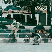 Street skate perspectives. Photograph project by Cristian Martin - 07.22.2024