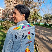 Chaqueta chamánica "Recuperando mis alas" . Arte și meșteșuguri de Fran Guzman - 07.22.2024