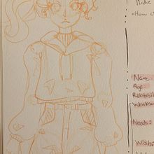 My project for course: The Art of Manga: Drawing Unique Characters. Character Design, Pencil Drawing, Drawing, Ink Illustration, and Manga project by Chloe Pretorius - 07.22.2024