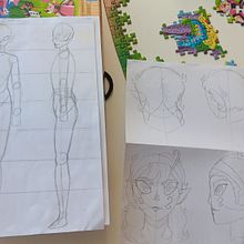 Mi proyecto del curso: Creación de personajes manga. Traditional illustration, Character Design, Comic, and Manga project by orzan0007 - 07.23.2024