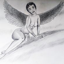 Angel. Pencil Drawing project by Juan Sánchez - 07.23.2024