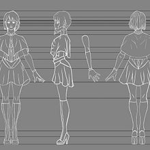 magical girl. Character Design project by Aldo Alexander Beteta Tirado - 07.24.2024